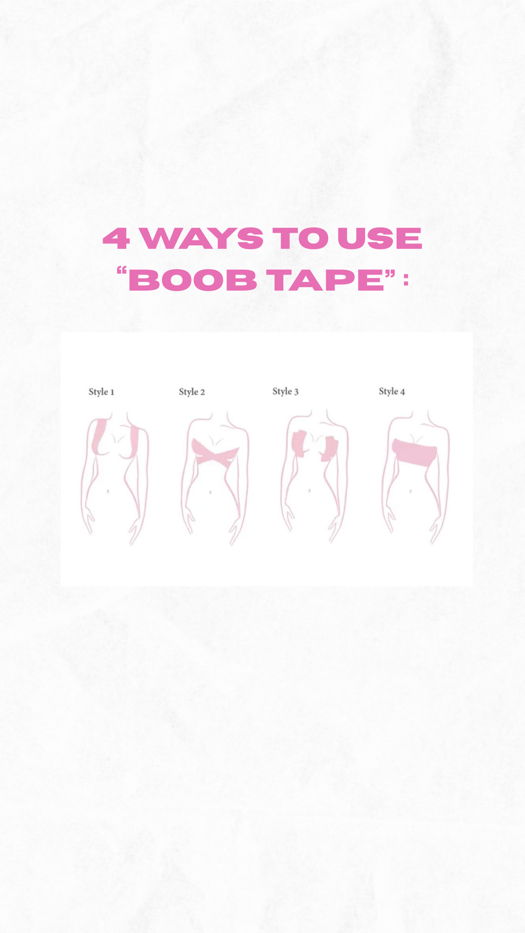 “Lifting effekts” Krūšu tape. (caurspīdīgs) 5m.