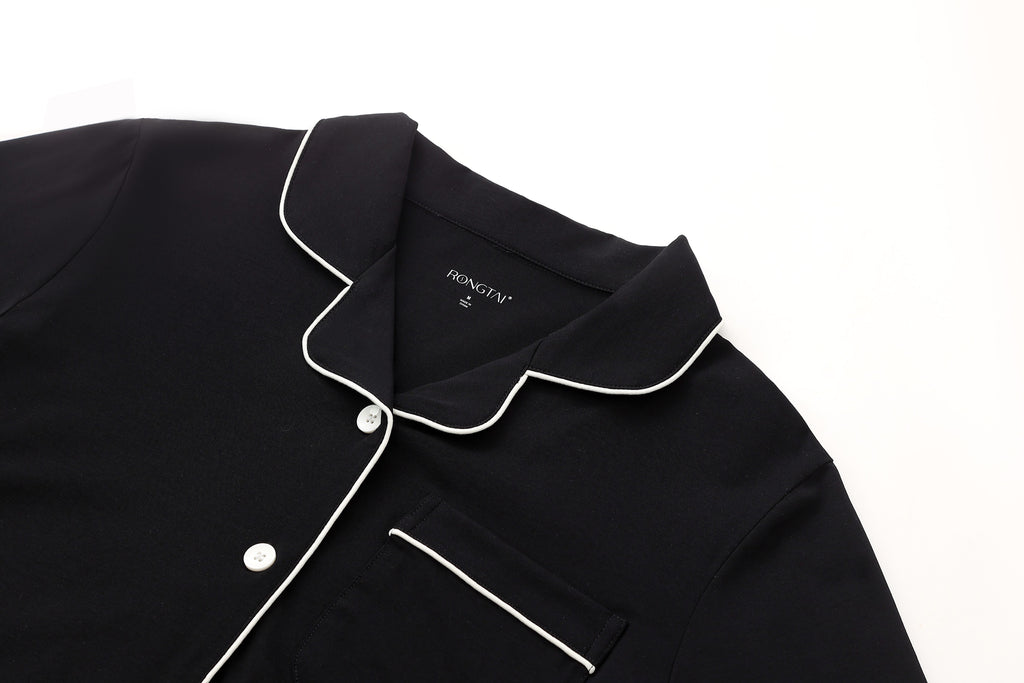 RONGTAI x Vella | Kokvilnas pidžamas komplekts S-XXL (BLACK)