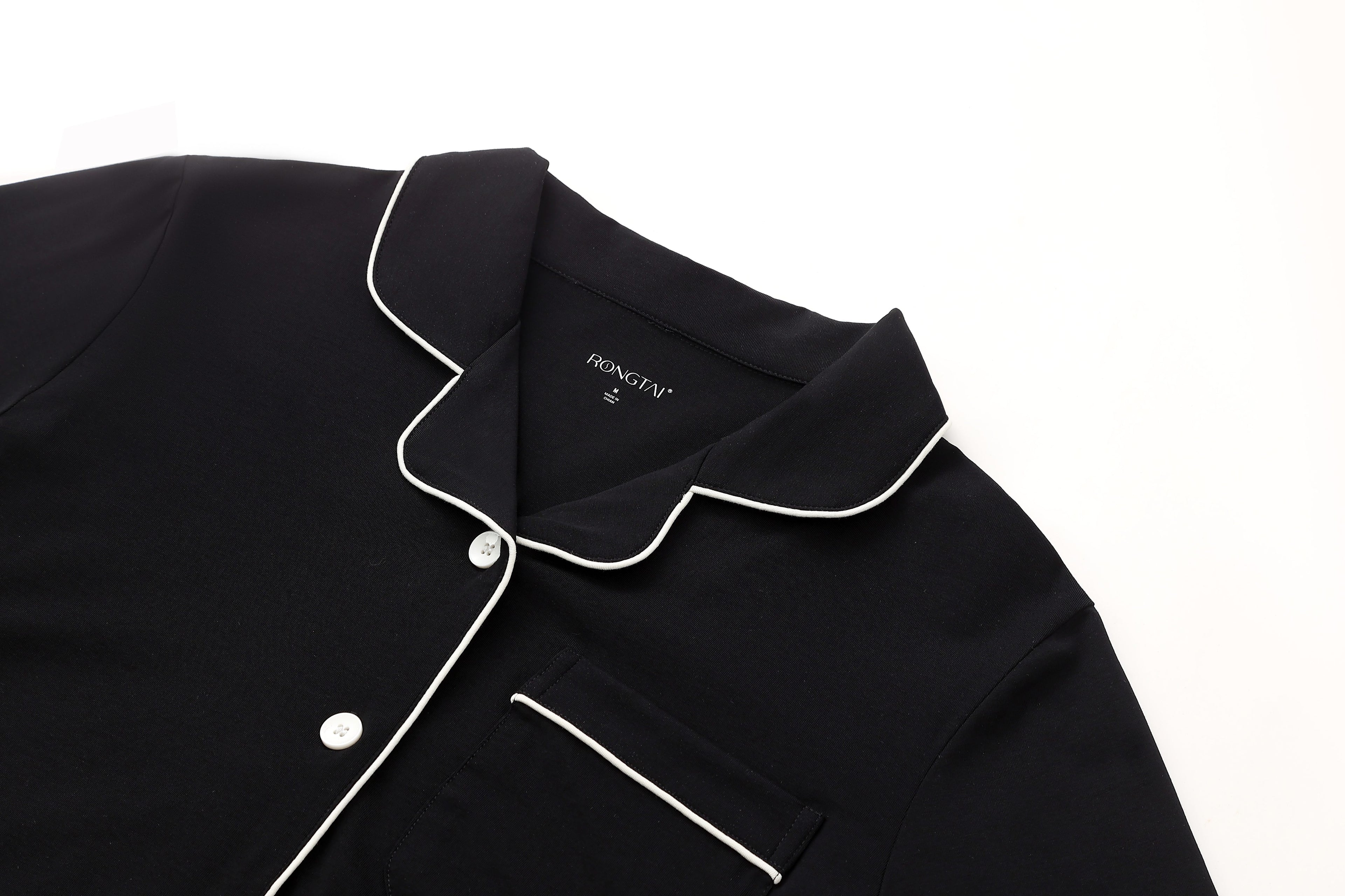 RONGTAI x Vella | Kokvilnas pidžamas komplekts S-XXL (BLACK)