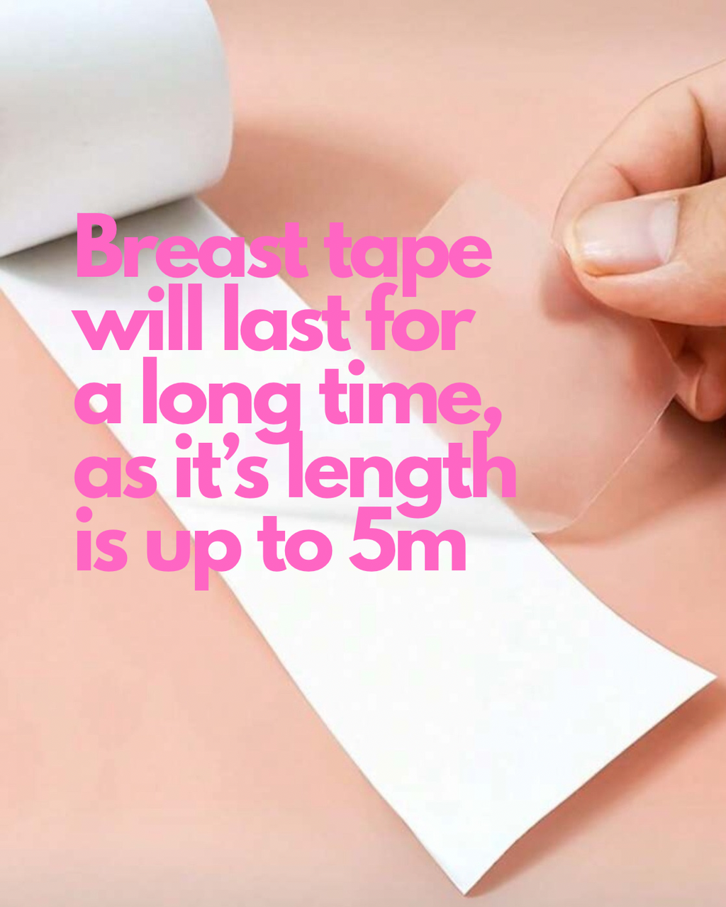 “Lifting effekts” Krūšu tape. (caurspīdīgs) 5m.