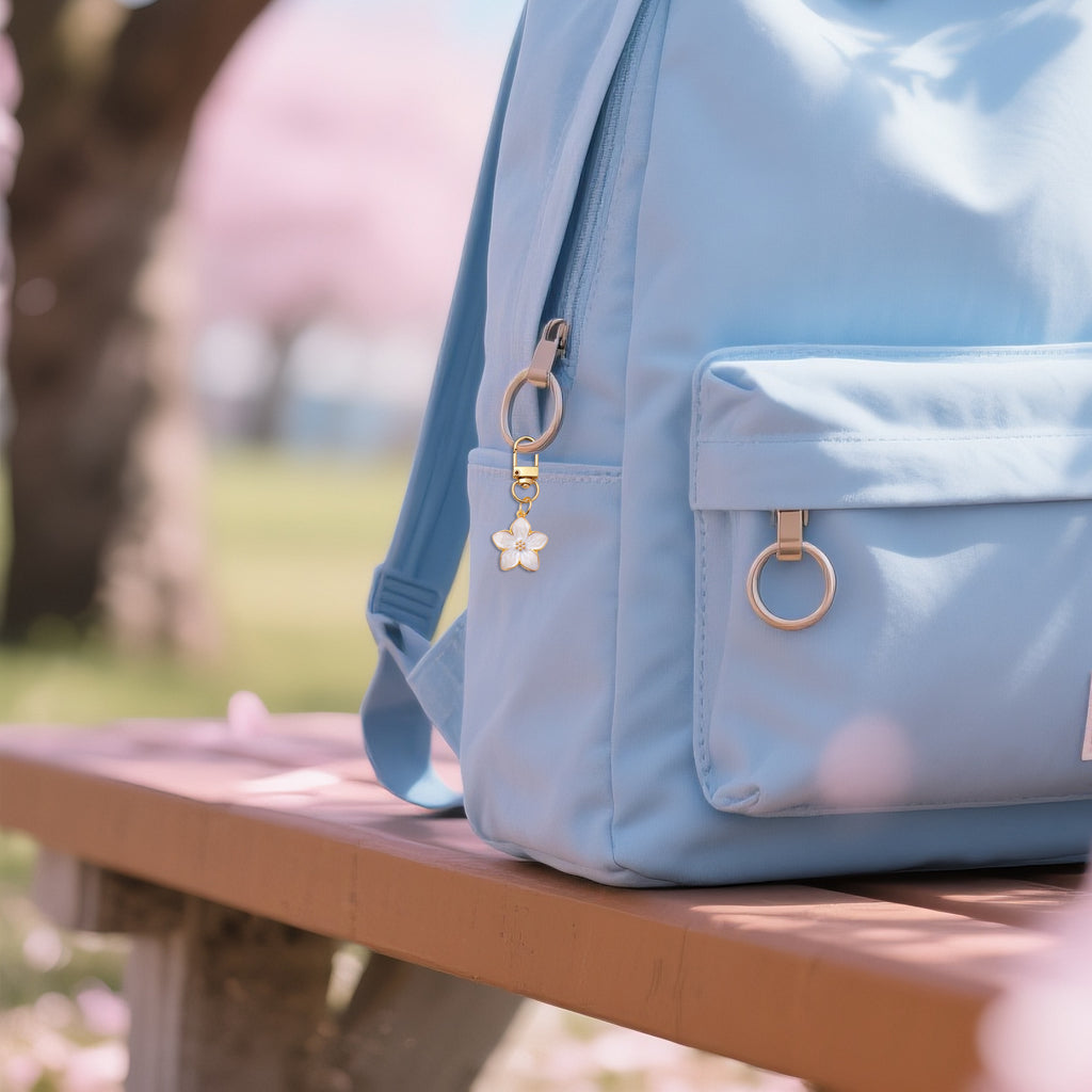 krāsains puķes piekariņš